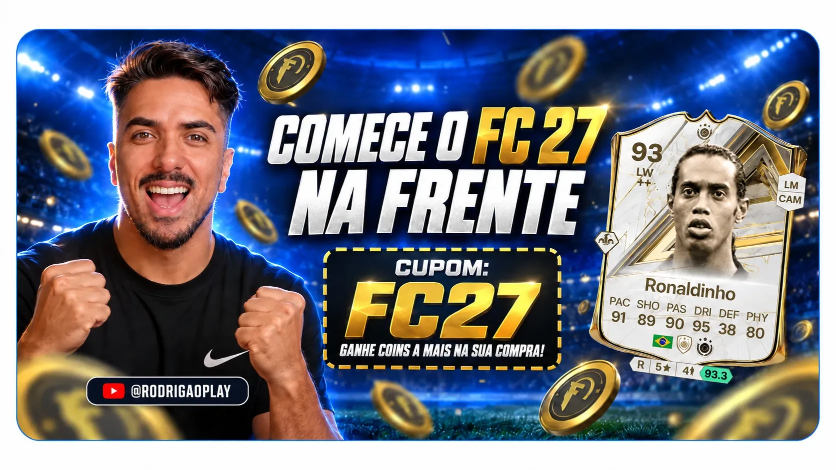 Compre coins EA FC 27 na Futshop com o cupom FC27